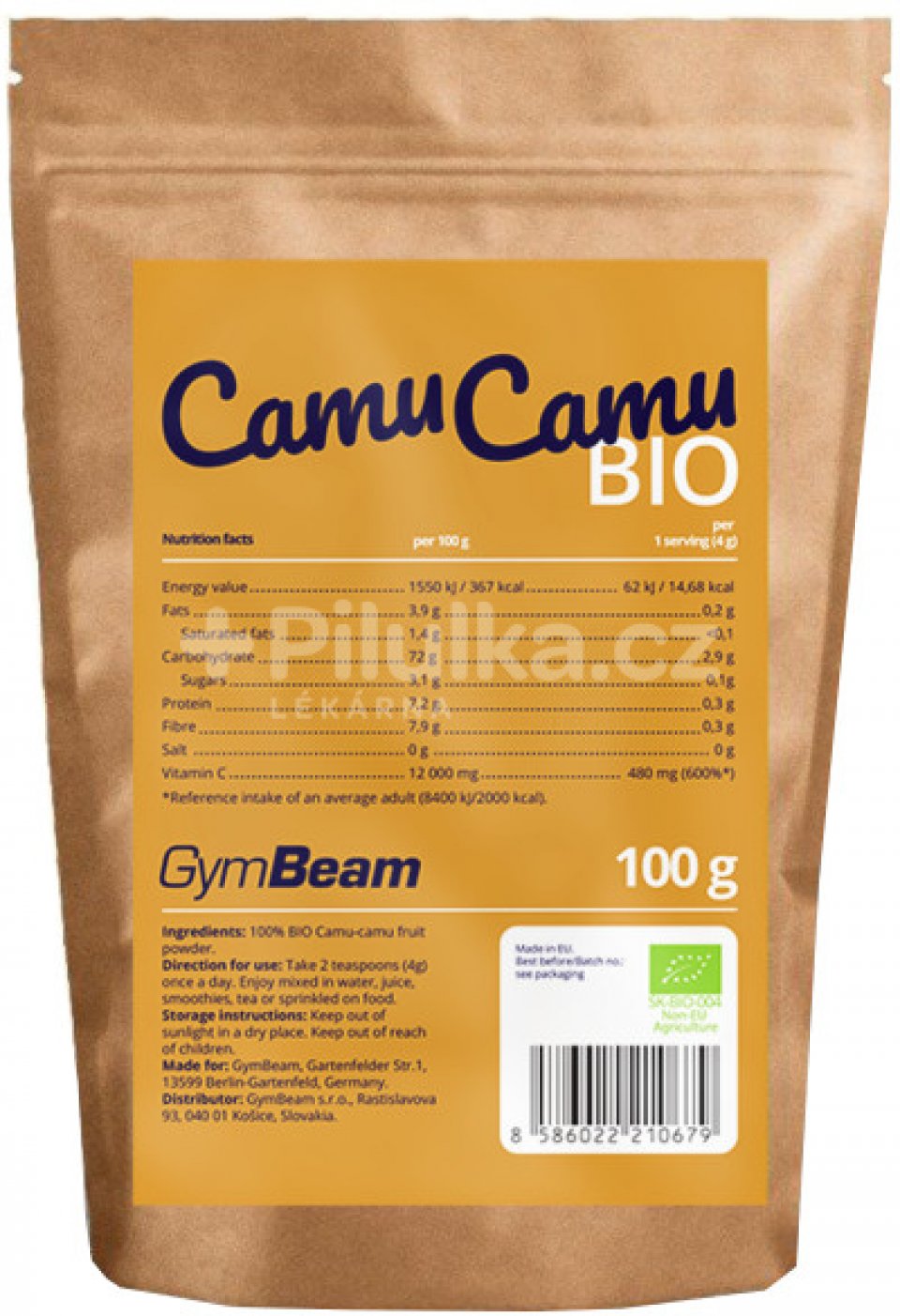 Obrázok GymBeam BIO Camu Camu 100 g