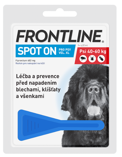 Obrázok FRONTLINE Spot-on pre psy XL sol (na kožu, pipeta, psy 40-60 kg) 1x4,02 ml