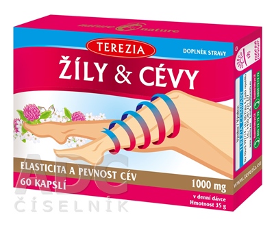 Obrázok TEREZIA ŽILY & CIEVY cps 1x60 ks