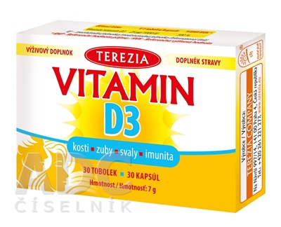 Obrázok TEREZIA Vitamín D3 1000 IU