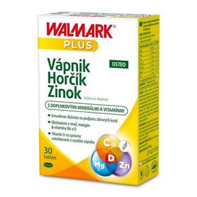 Obrázok Walmark Vápnik Horčík Zinok OSTEO 30 tabliet