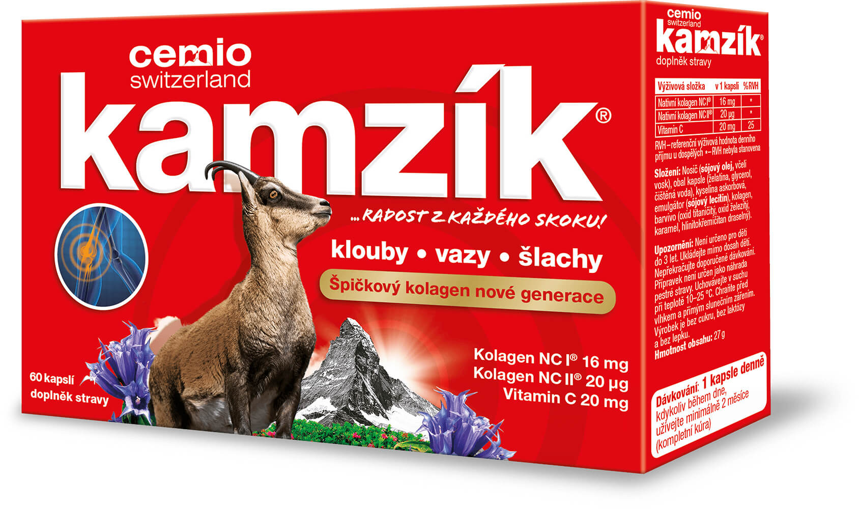 Obrázok Cemio Kamzík (inov.2020) cps 1x60 ks