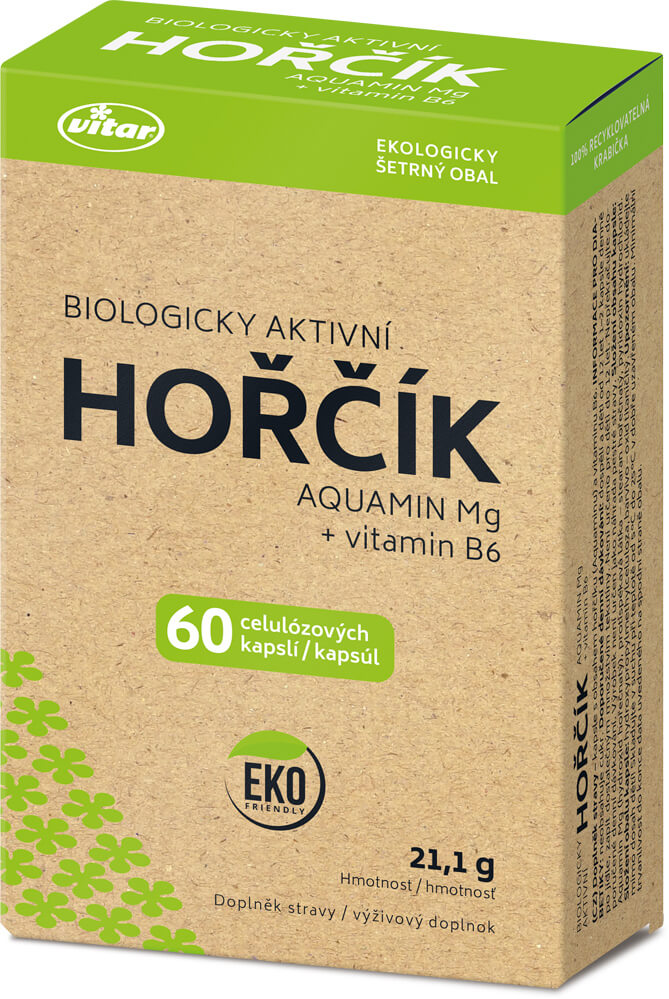 Obrázok VITAR HORČÍK AQUAMIN Mg + vitamín B6