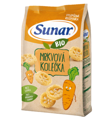 Obrázok Sunar BIO Chrumky Mrkvové kolieska