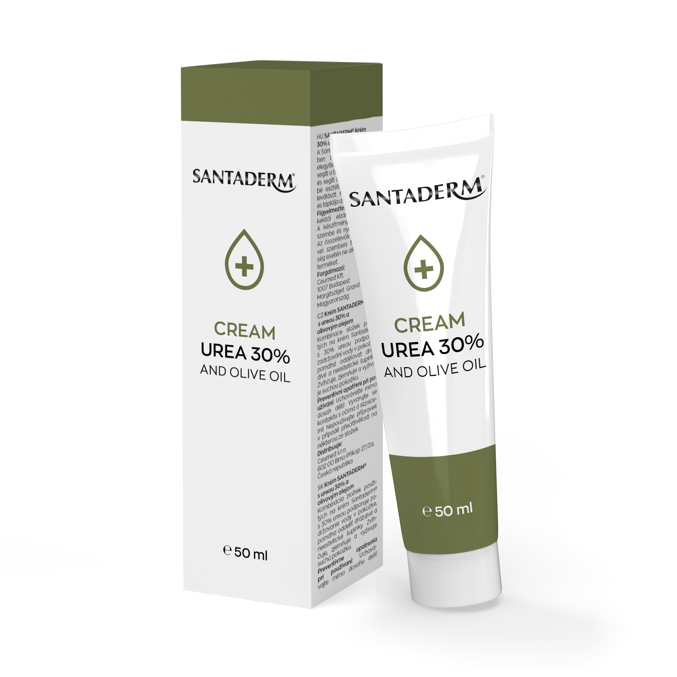 Obrázok SANTADERM CREAM UREA 30% AND OLIVE OIL