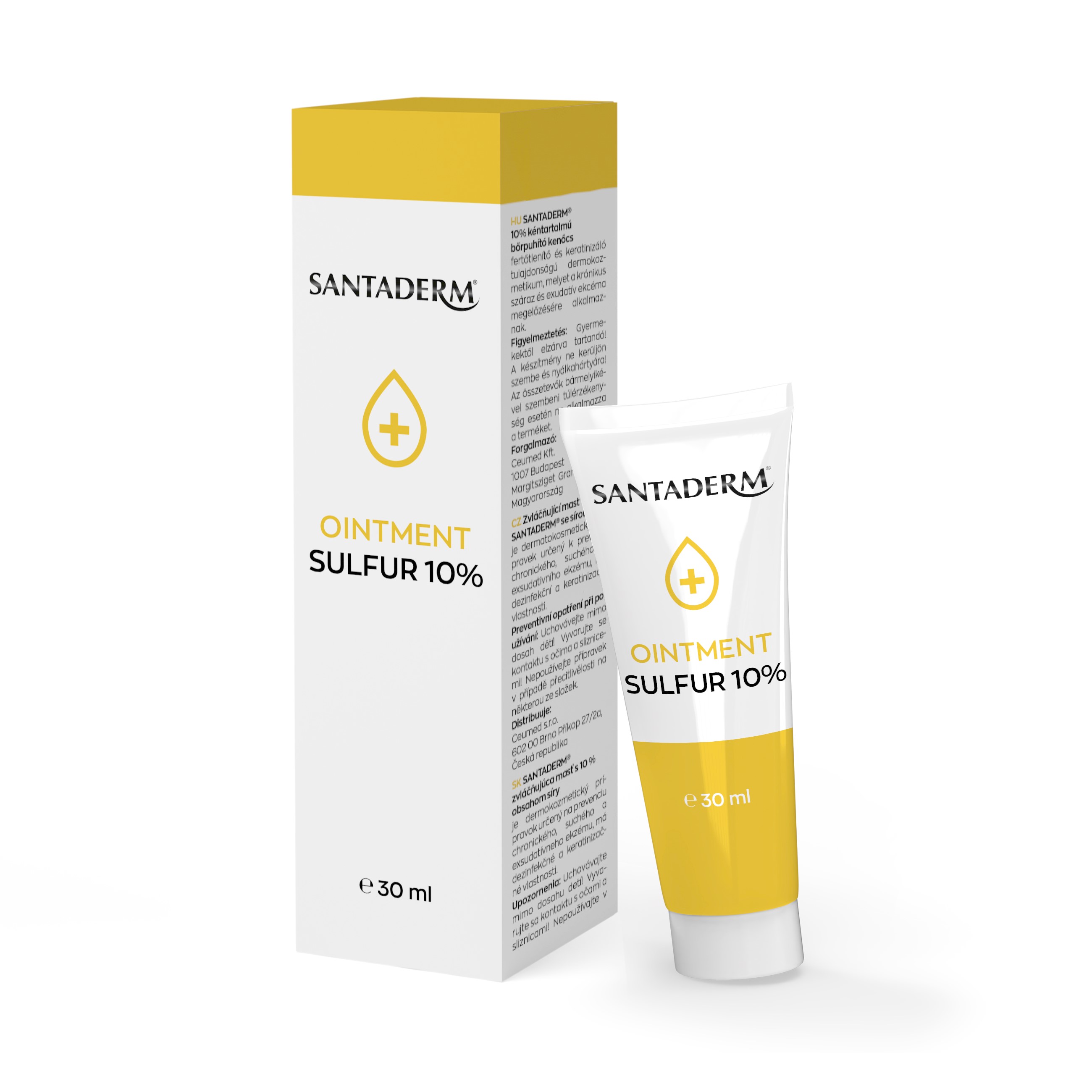 Obrázok SANTADERM OINTMENT SULFUR 10%