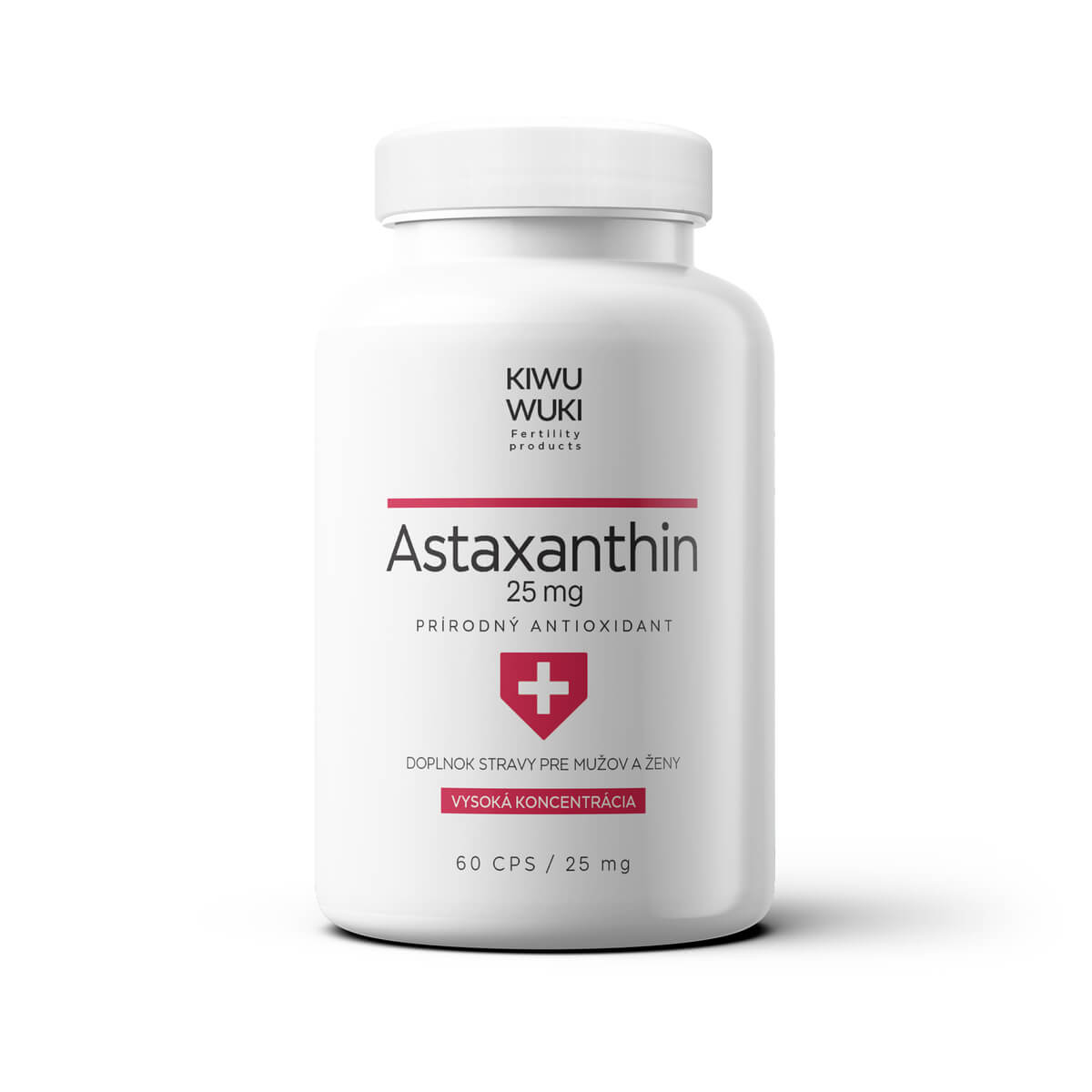 Obrázok KIWU WUKI Astaxanthin 25 mg 60cps