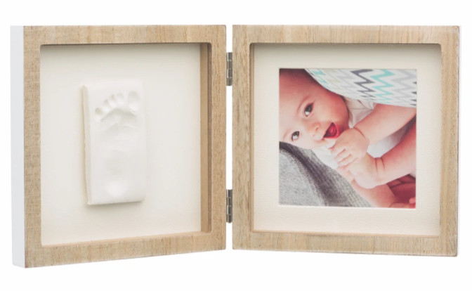 Obrázok BABY ART Rámček na odtlačky a fotografiu Square Frame Wooden