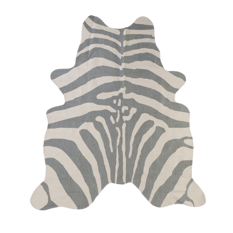 Obrázok CHILDHOME - Koberec Zebra šedý 145x160 cm