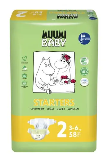 Obrázok MUUMI BABY Mini vel. 2 (58 ks) (6414100587158)