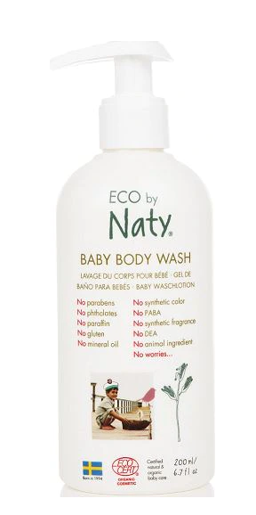 Obrázok NATY Nature Babycare ECO Baby Body Wash 200 ml (7330933245609)