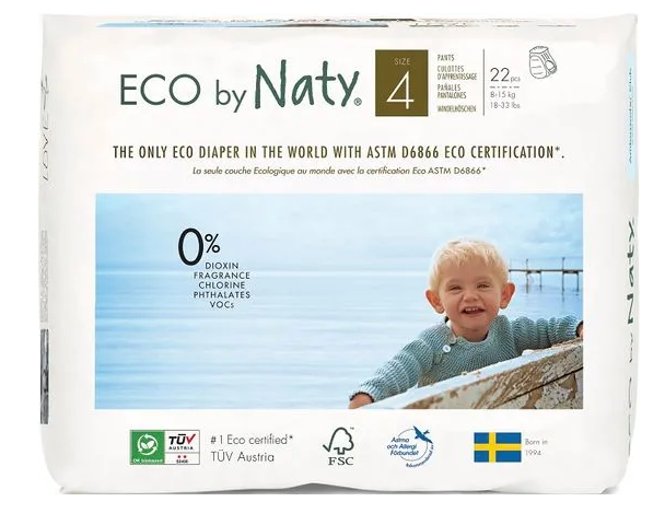 Obrázok Naty Nature Babycare Maxi veľ. 4 (22 ks) (7330933031356)