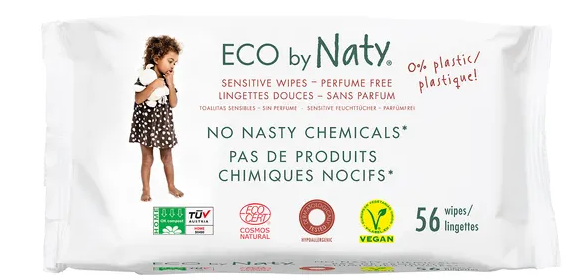 Obrázok Naty Nature Babycare Sensitive (56 ks) (7330933245012)