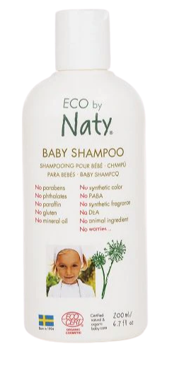 Obrázok NATY Nature Babycare ECO Baby Shampoo 200 ml (7330933245579)