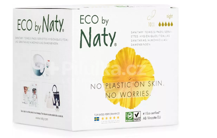 Obrázok Naty Nature Womencare (10 ks) - nočné (7330933032278)