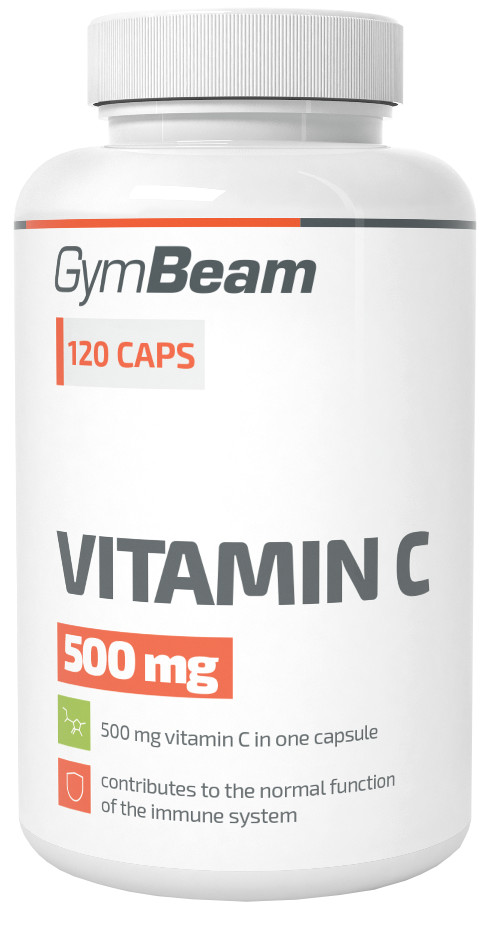 Obrázok GymBeam Vitamin C 500 mg 120 kaps.