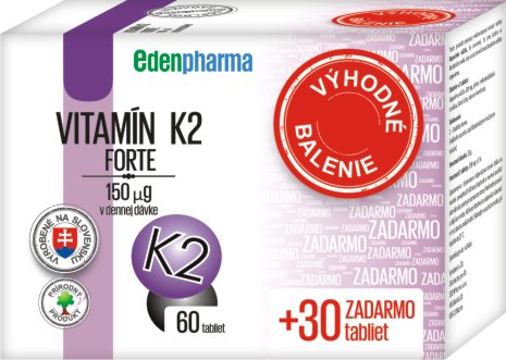 Obrázok EDENPharma VITAMÍN K2 Forte Vianoce