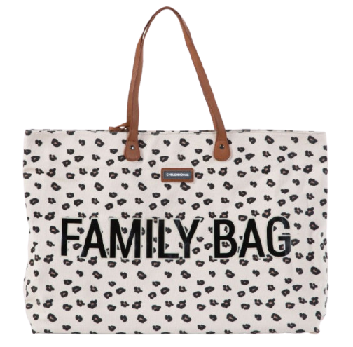 Obrázok CHILDHOME - Cestovná taška Family Bag Canvas Leopard