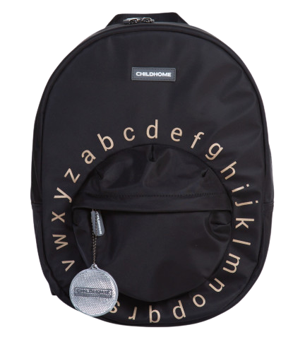 Obrázok CHILDHOME - Detský batoh Kids School Backpack Black Gold