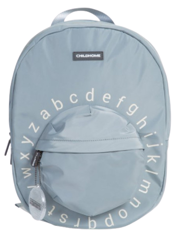 Obrázok CHILDHOME - Detský batoh Kids School Backpack Grey Off White