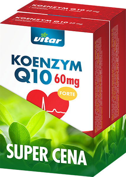 Obrázok VITAR KOENZYM Q10 FORTE 60 mg DUOPACK