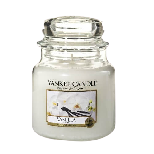 Obrázok Yankee Candle Vanilla vonná sviečka 411 g Classic stredná 