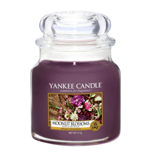 Obrázok Yankee Candle Moonlit Blossoms vonná sviečka 411 g Classic stredná 