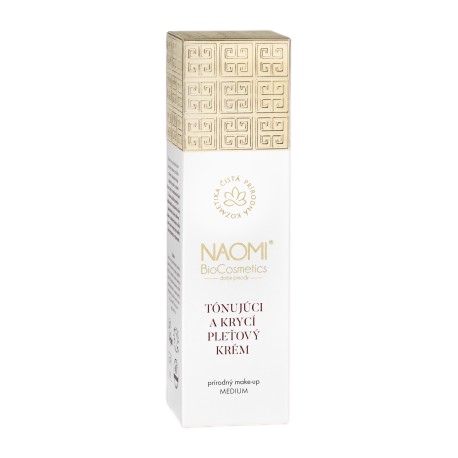 Obrázok NAOMI BIOCOSMETICS TONUJUCI A KRYCI PLETOVY KREM MEDIUM 30ML