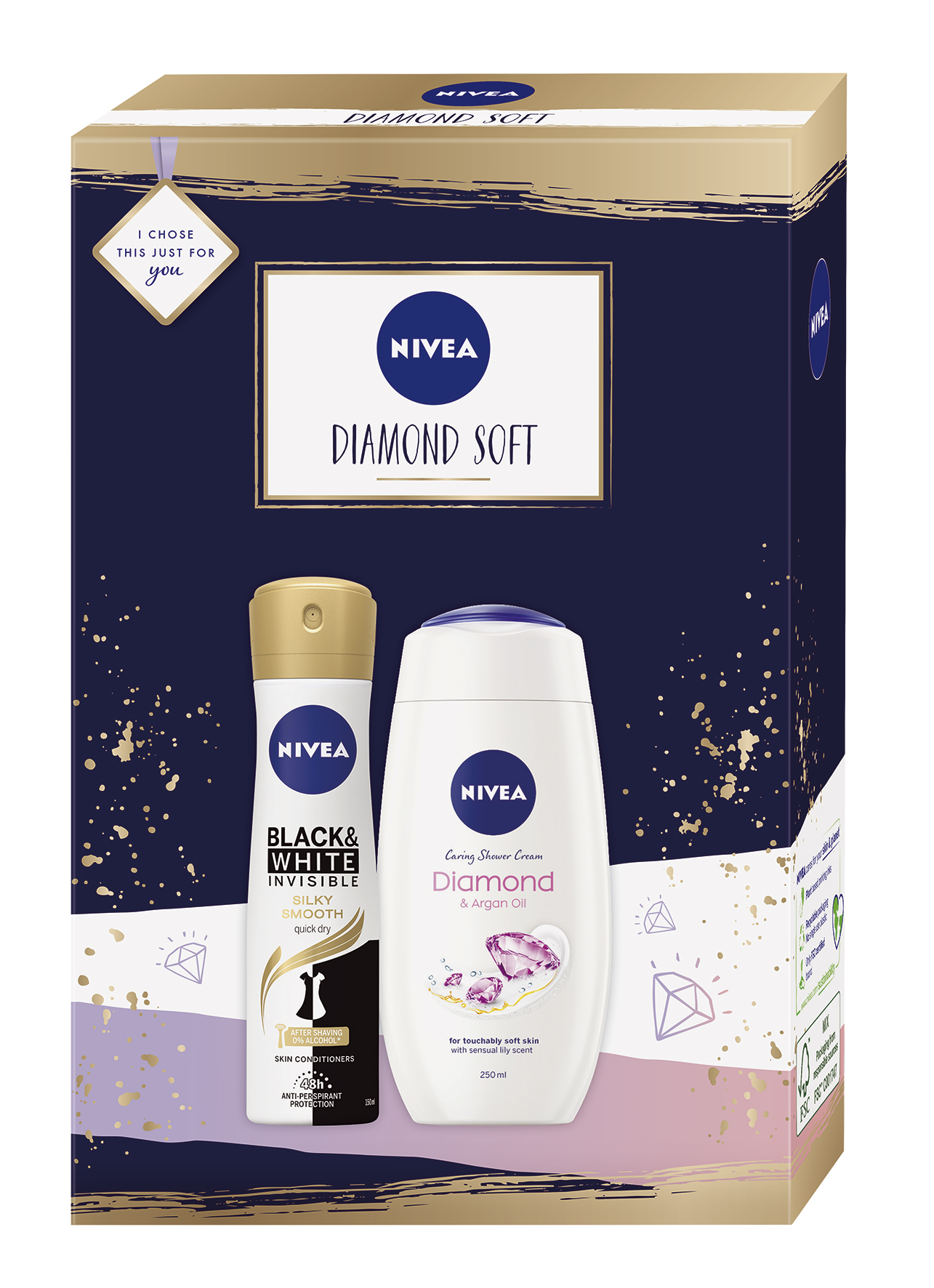 Obrázok NIVEA BOX DEO SILK 2020 1 ks - ová kazeta