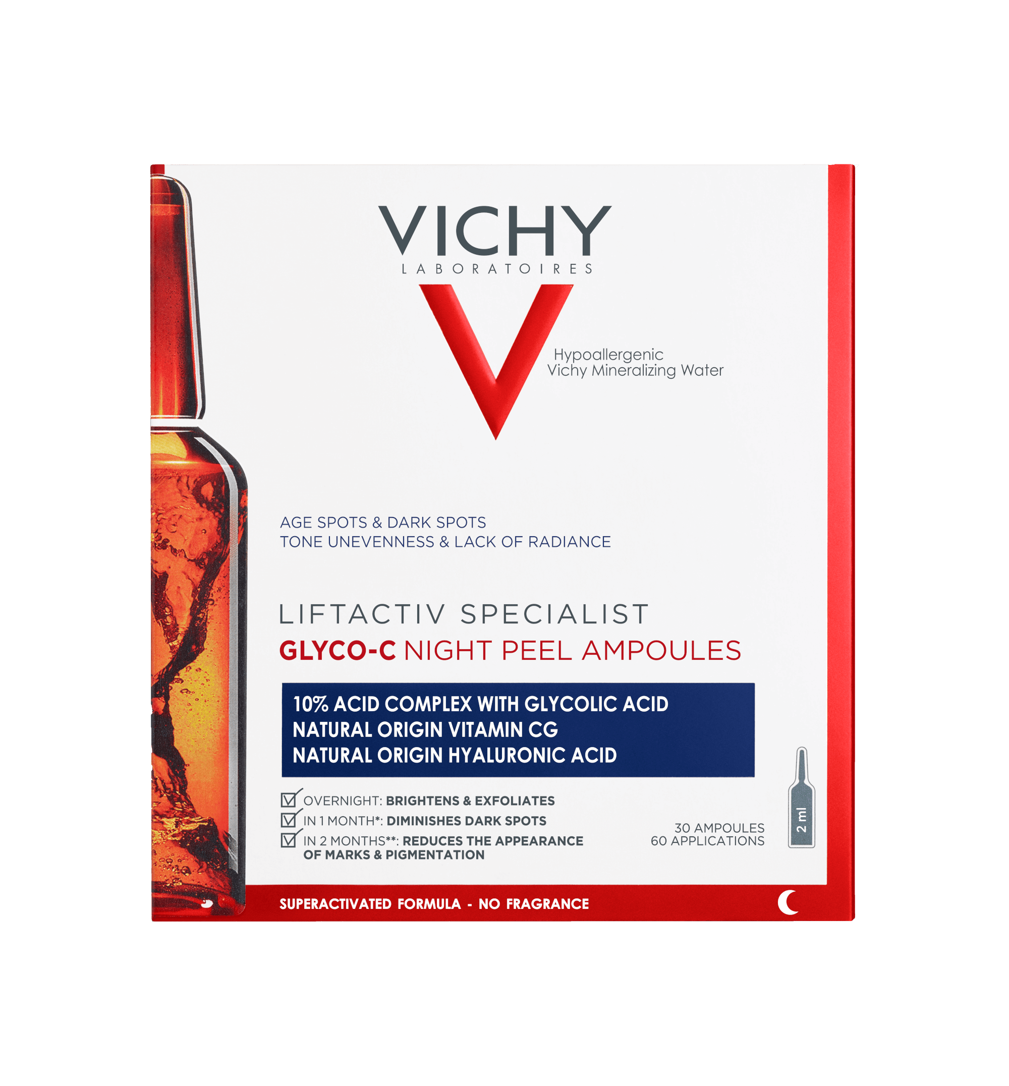 Obrázok Vichy Liftactiv Glyco-C Night Peel Ampoules 60 ml pre ženy