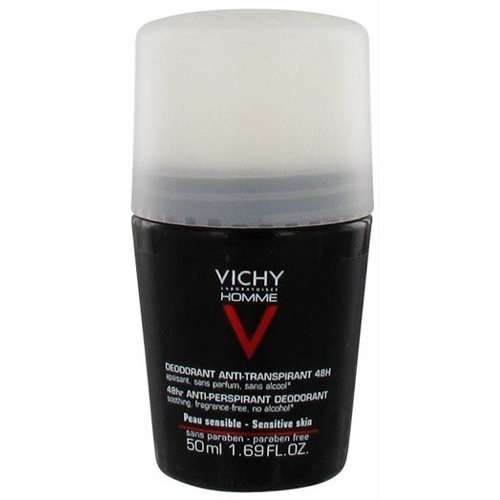 Obrázok Vichy Deodorant pro citlivou pokožku Homme 48H Deo roll-on (Anti-Transpirant Extra Sensitive) 50 ml