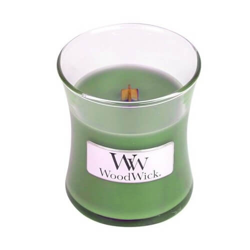 Obrázok Woodwick Palm Leaf vonná sviečka 85 g s dreveným knotom 