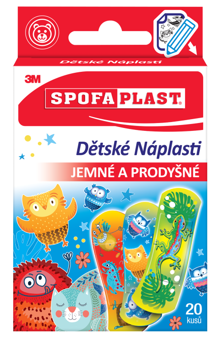 Obrázok 3M SPOFAPLAST č.116 Detské Náplasti