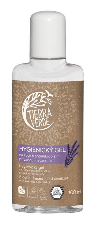 Obrázok Tierra Verde Hygienický gél na ruky levanduľa fľaštička 100ml