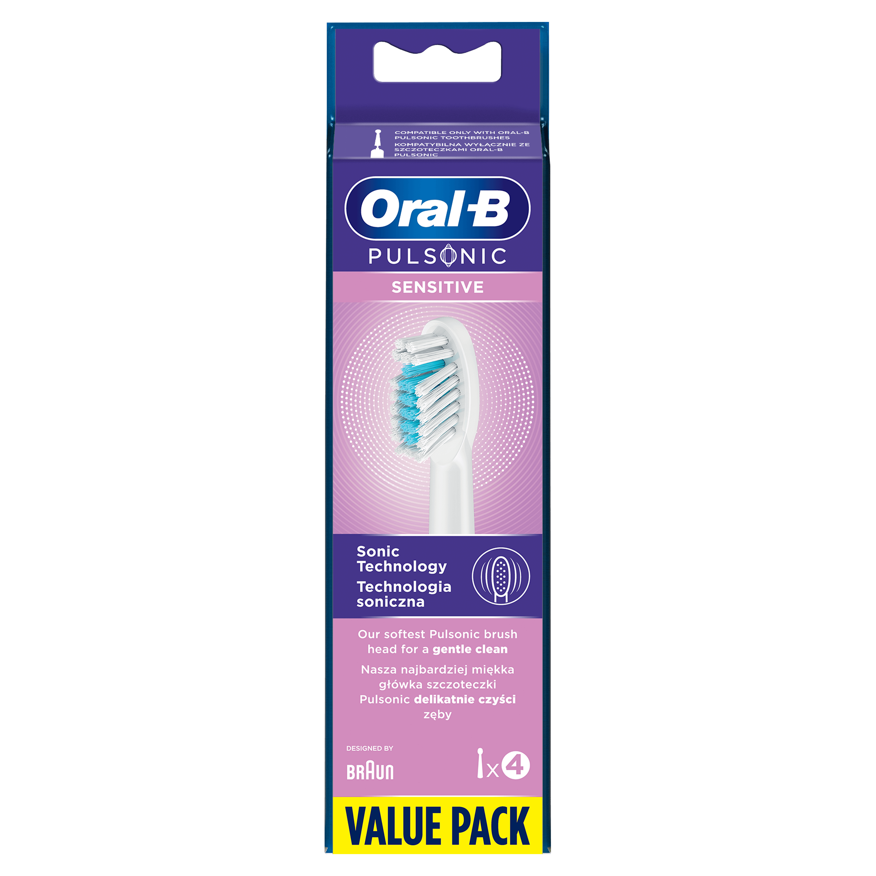 Obrázok Oral-B Pulsonic Sensitive, 4 ks (4210201299899)