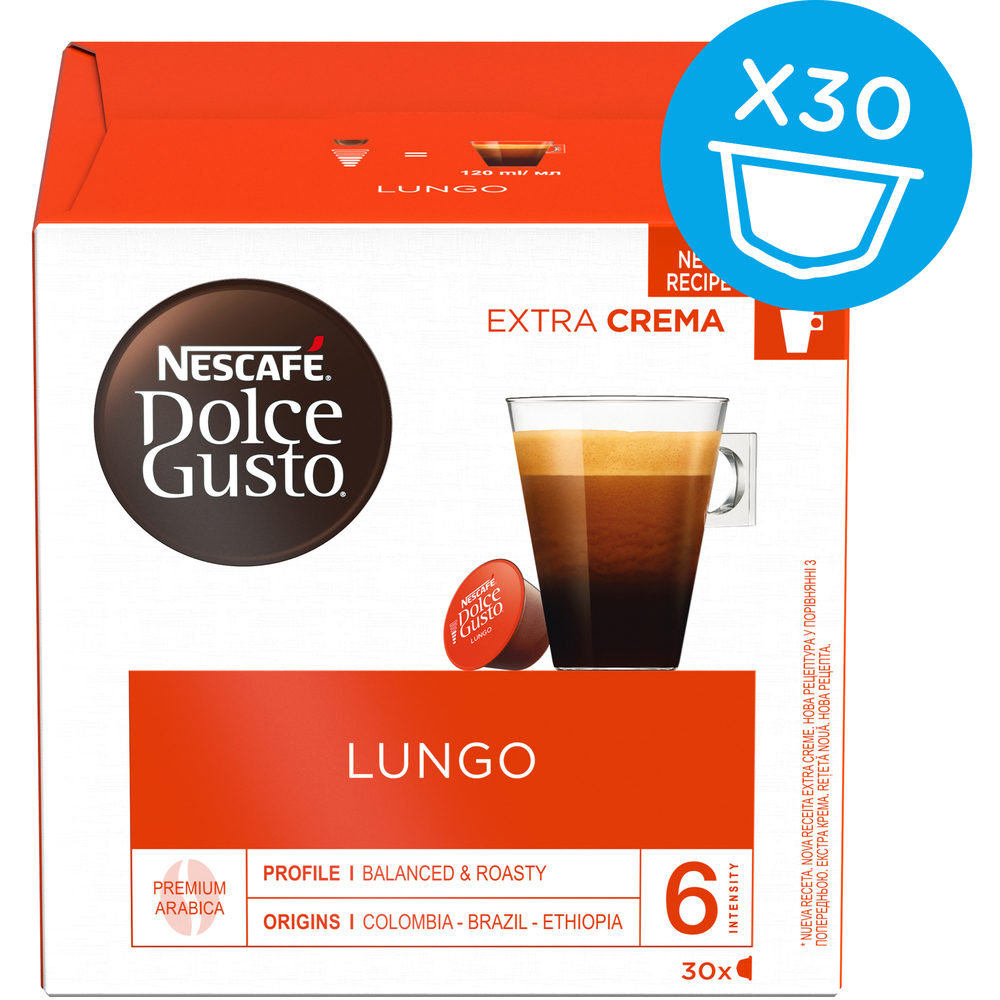 Obrázok NESCAFÉ Dolce Gusto® Lungo kávové kapsle 30 ks