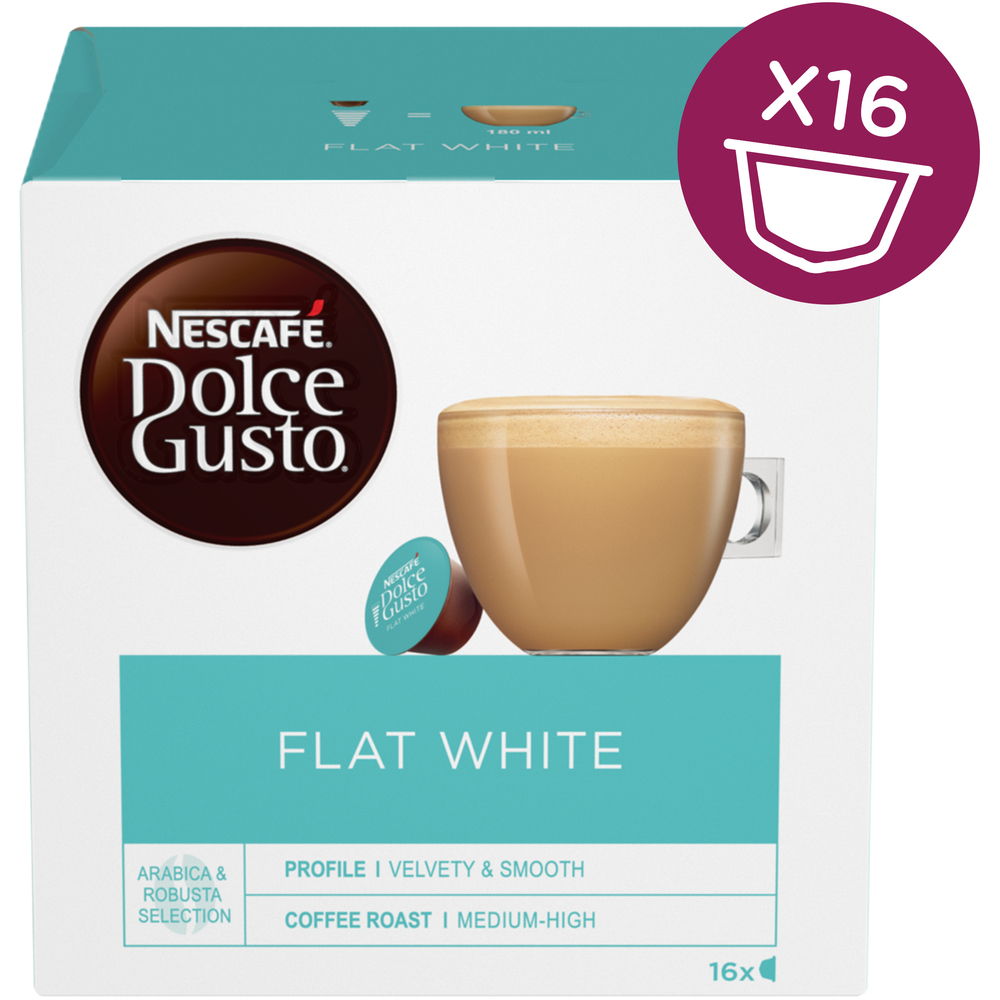 Obrázok NESCAFE DOLCE GUSTO FLAT WHITE X16