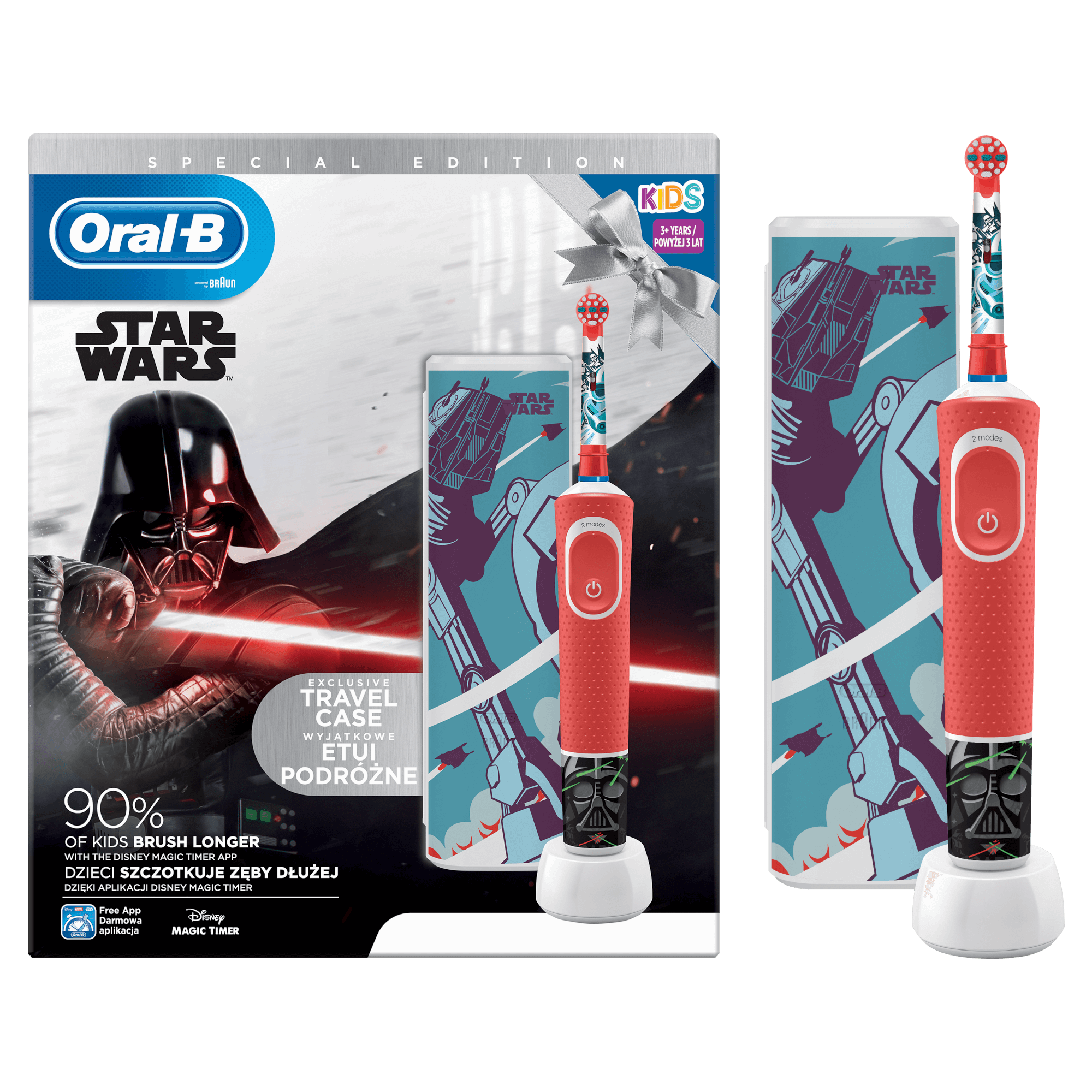 Obrázok Oral-B Vitality Kids Star Wars + Cestovní Pouzdro (4210201309697)