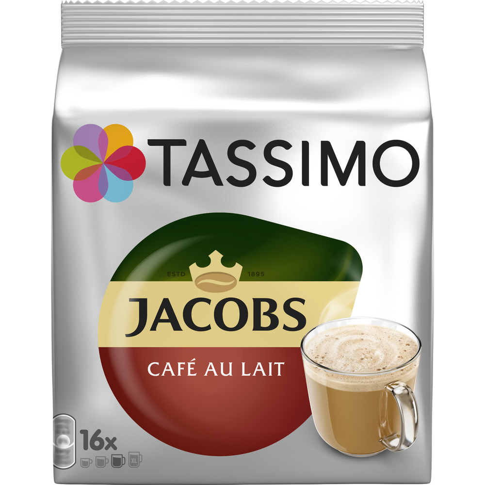 Obrázok TASSIMO  JACOBS CAFE AU LAIT JACOBS KRÖN.kapsule 41002322