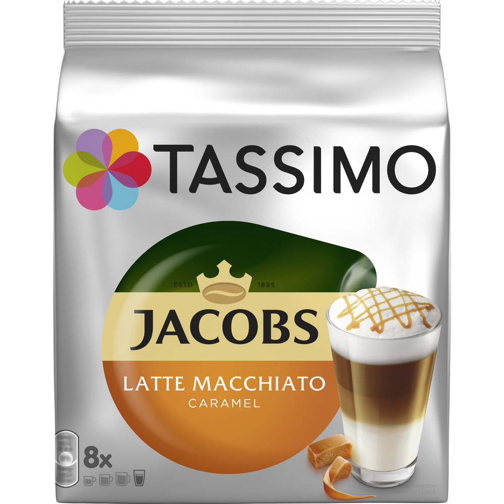 Obrázok Kávové kapsle TASSIMO LATTE M. CARAMEL JACOBS KRÖN.