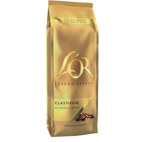 Obrázok Douwe Egberts  LOR Crema Absolu CLASSIQUE 500g zrnková (4055490)