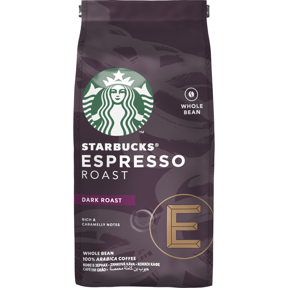 Obrázok Starbucks Espresso Roast, zrnková káva, 200 g (7613036932172)