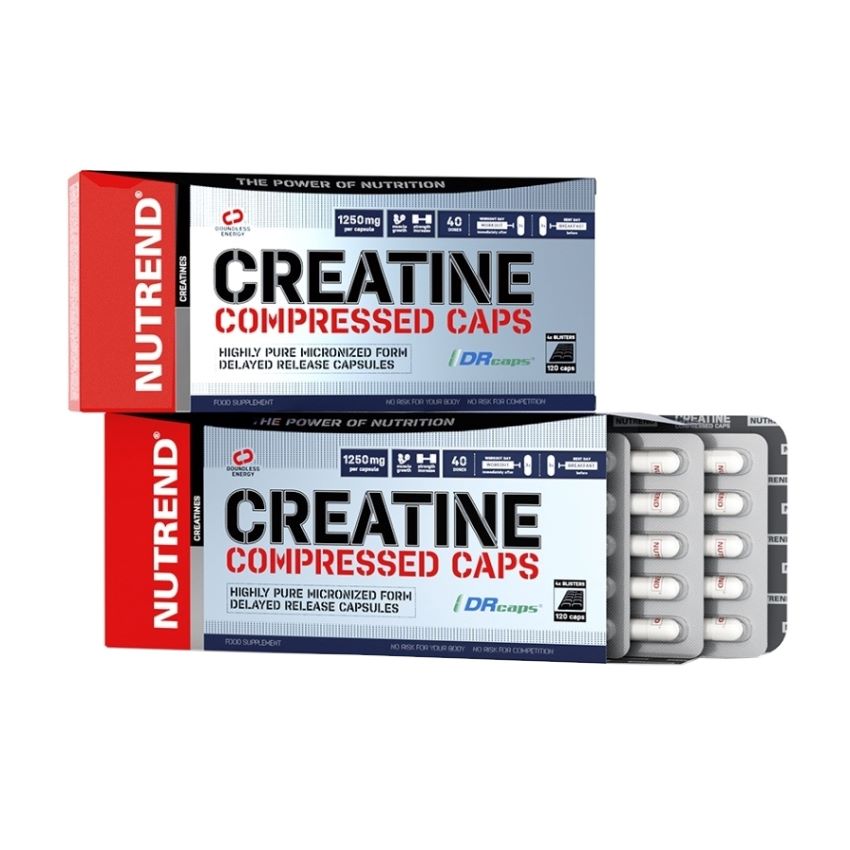 Obrázok Nutrend Creatine Compressed Caps 120 kapsúl