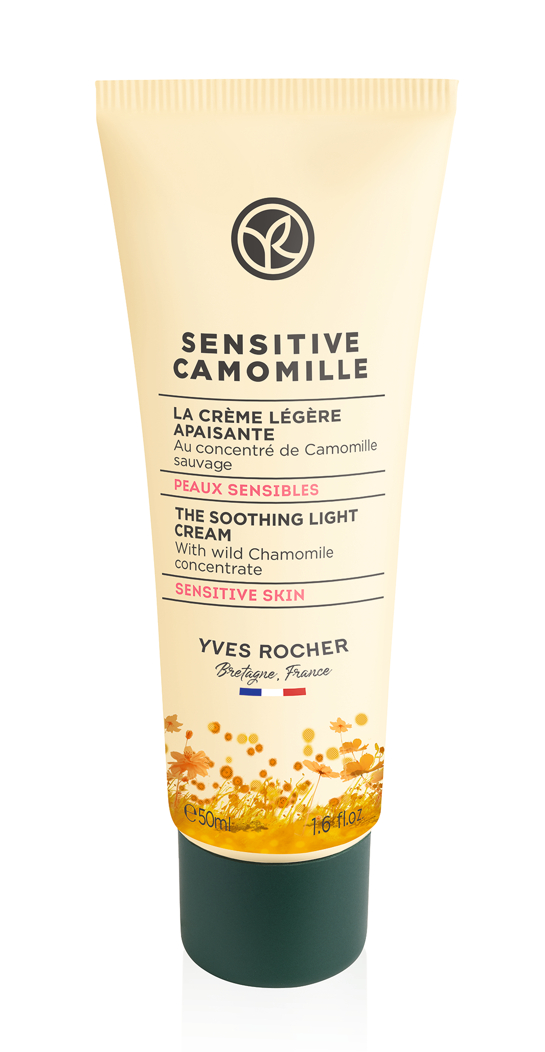 Obrázok Yves Rocher Ľahký upokojujúci krém Sensitive Camomille 50ml