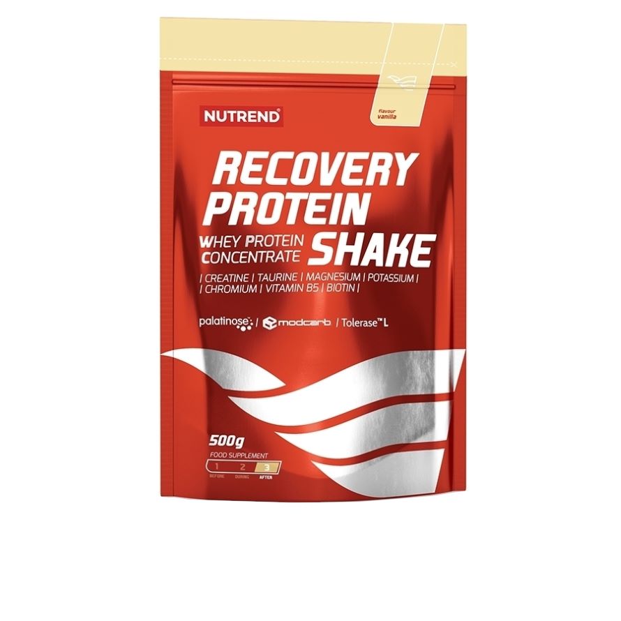 Obrázok Nutrend RECOVERY PROTEIN SHAKE, 500 g, vanilka (VS-091-500-VA)