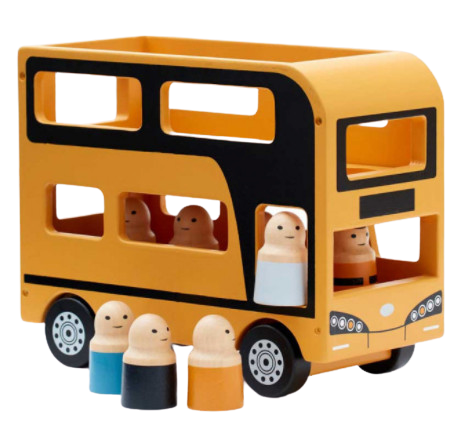 Obrázok KIDS CONCEPT - Autobus Doubledecker Aiden drevený