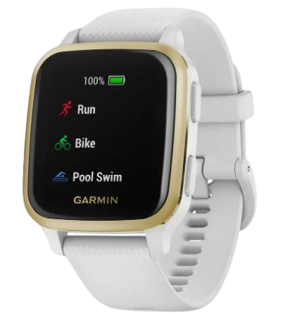 Obrázok GARMIN VENU SQ, White/Light Gold, Smart hodinky