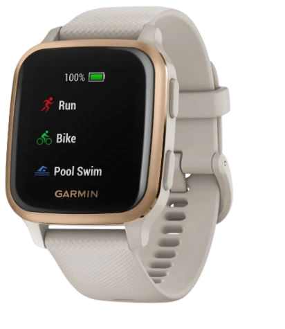 Obrázok Garmin GPS sportovní hodinky Venu Sq Music, RoseGold/Sand Band 010-02426-11