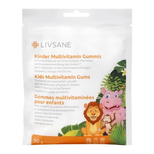 Obrázok LIVSANE Gumové medvedíky multivitamínové 90g