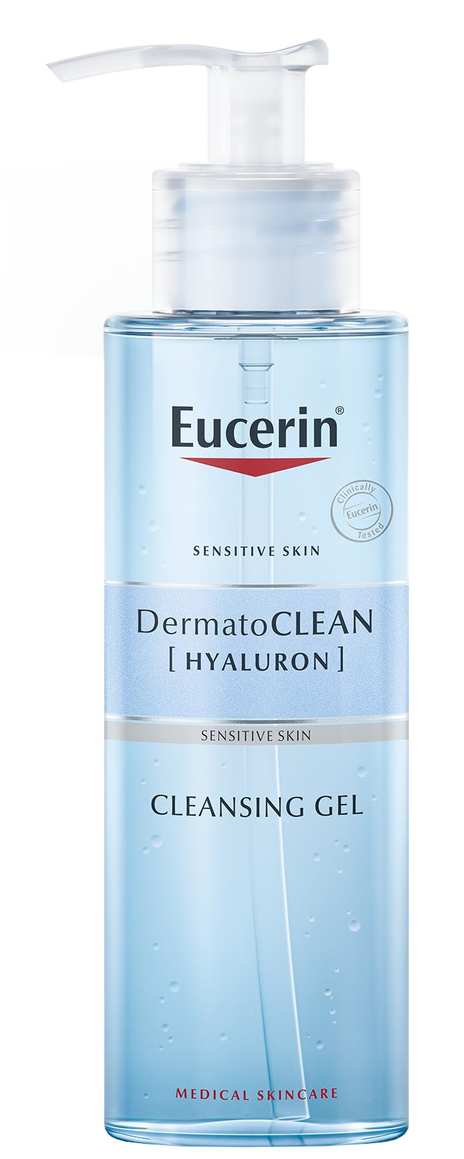 Obrázok Eucerin DermatoClean čistiaci gél pre normálnu až zmiešanú pleť 200 ml